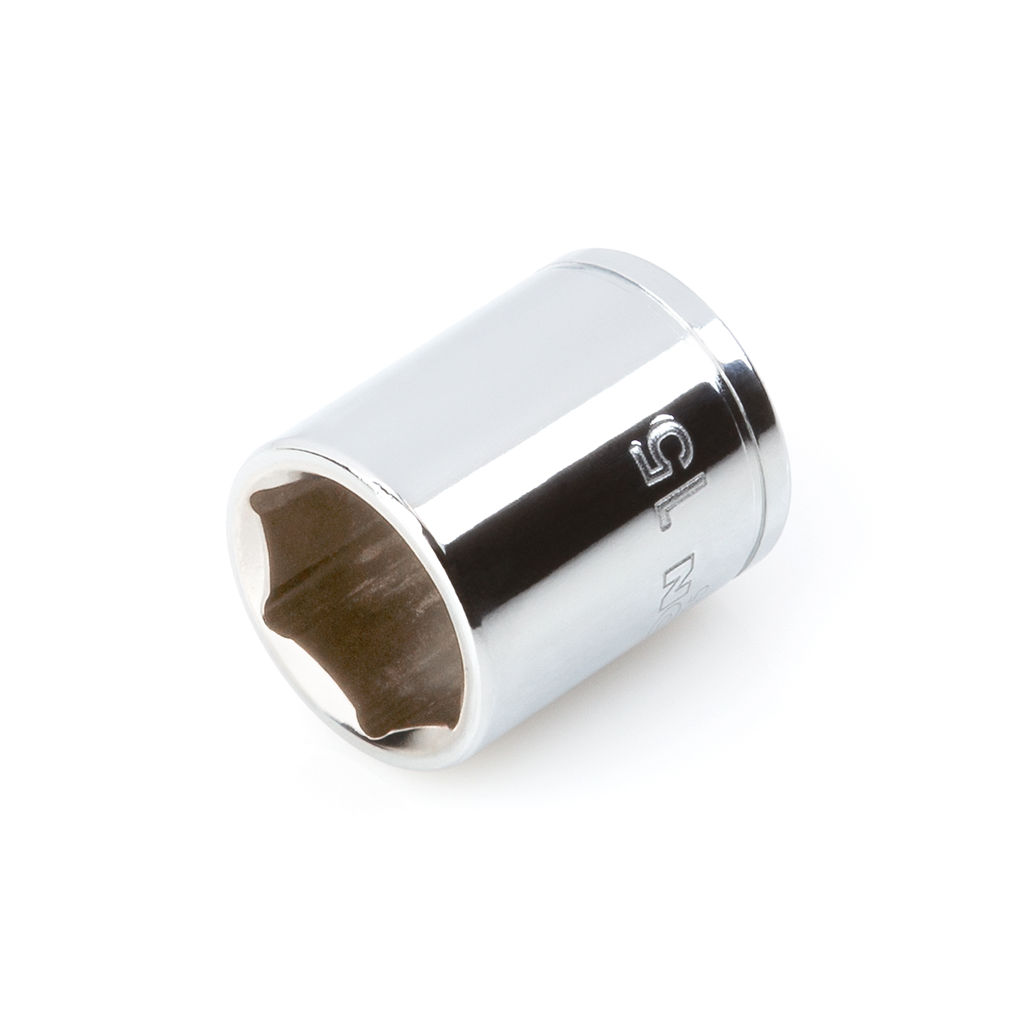 TEKTON 1/4 Inch Drive x 15 mm Shallow 6-Point Socket | SHD02115